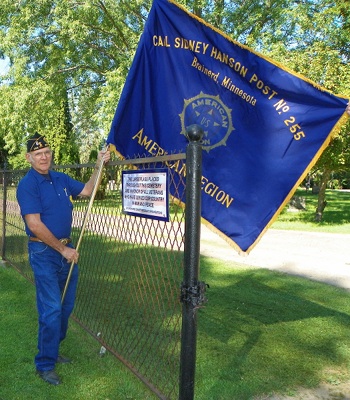 Flag Sign at Cemeteries