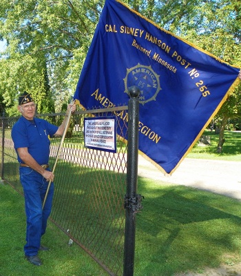Flag Sign at Cemeteries