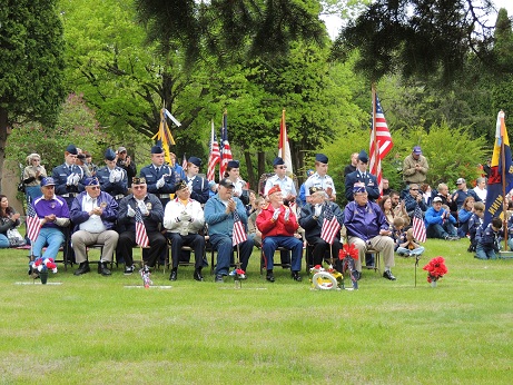Combat Wounded Veterans at Ceremony