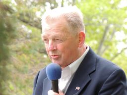 Evergreen Cemetery Association Vice-President Duane Blank