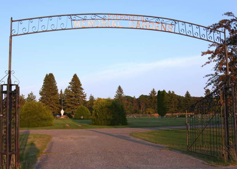Memorial Gardens Entrance Gate in Summertime